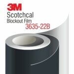 3M Scotchcal Blockout Film 3635-22B Black Matte