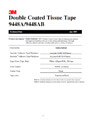 3M 9448A Double Coated Tissue Tape - Product Bulletin, Enroll3M 9448A Double Coated Tissue Tape - Product Bulletin, Enroll