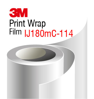 3M Print Wrap Film IJ180mC-114, transparent