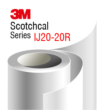3M Scotchcal IJ20-20R White matte