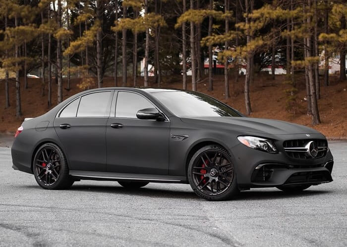 Mercedes E63 3M 2080-Dead-Matte-Black-Vinyl