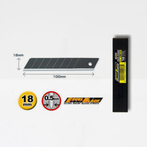 OLFA LBB-10 Black Ultra-Sharp Snap-off Blades