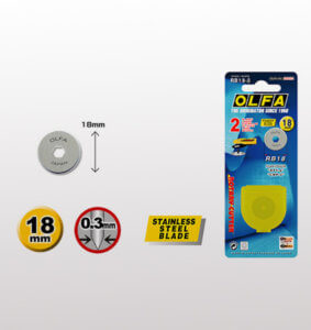 OLFA RB18-2 Stainless Steel Rotary Blade