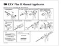3M EPX Manual Applicator - How to use
