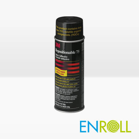 3M Spray 75 - Repositionable Spray Adhesive, Enroll