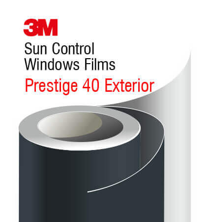 3M Prestige 40 Exterior - solar control film for outside application