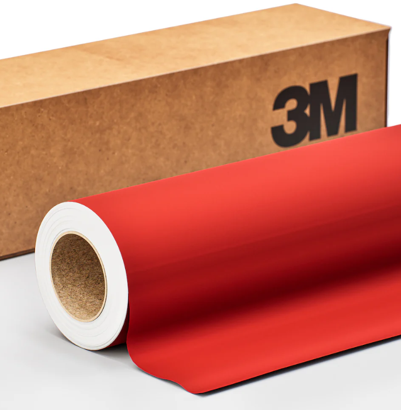 2080-M13 RED crvena mat kast folija za oblepljivanje vozila 1,52m x 22,86m 3M 2080 Car Wrap Film M13 RED crvena mat kast folija za oblepljivanje vozila