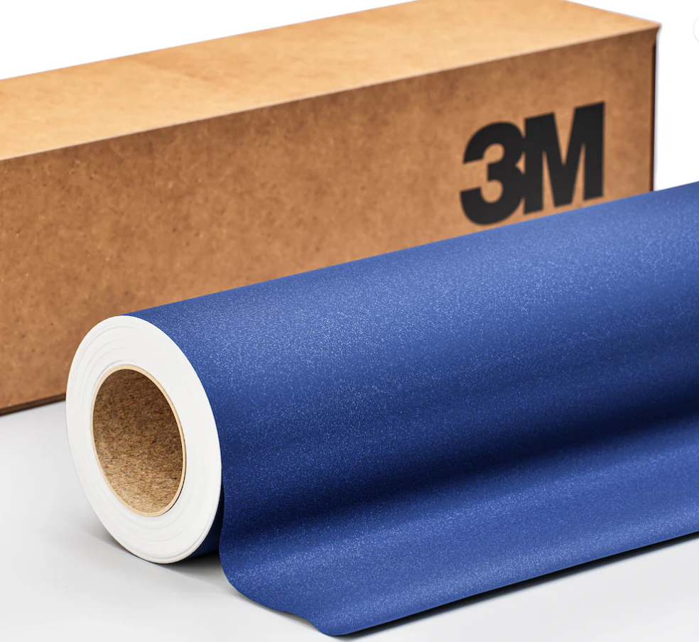 2080-M217 Matte Slate Blue Metallic kast folija za oblepljivanje vozila 1,52m x 22,86m 3M 2080 Car Wrap Film M217 Matte Slate Blue Metallic kast folija za oblepljivanje vozila