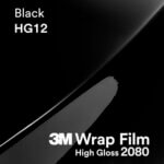 3M 2080 Wrap Film High Gloss serija HG12 Black