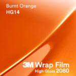 3M 2080 Wrap Film High Gloss serija HG14 Burnt Orange