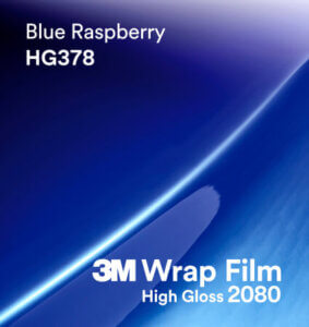 3M 2080 Wrap Film High Gloss serija HG378 Blue Raspberry