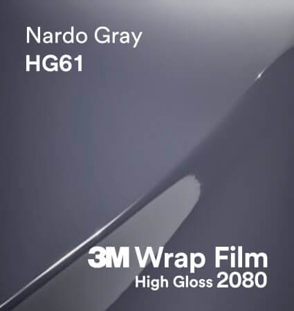 3M 2080 Wrap Film High Gloss serija HG61 Nardo Gray 3M 2080 Wrap Film High Gloss serija HG61 Nardo Gray