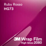 3M 2080 Wrap Film High Gloss serija HG73 Ruby Rosso