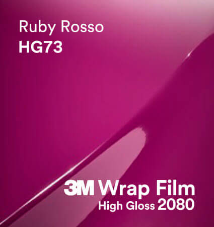 3M 2080 Wrap Film High Gloss serija HG73 Ruby Rosso 3M 2080 Wrap Film High Gloss serija HG73 Ruby Rosso