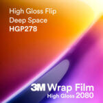 3M 2080 Wrap Film High Gloss serija HG278 Flip Deep Space