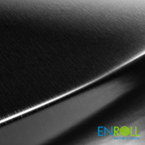 3M 2080 Car Wrap Film BR212 Crna mat bruseni aluminijum kast folija za oblepljivanje vozila